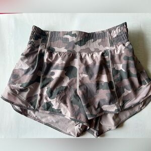 Lululemon Mauve Camo running shorts 6
